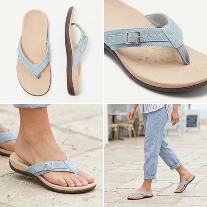 ComfortStep | Sandales Orthopédiques Femme avec Soutien de la Voûte Plantaire