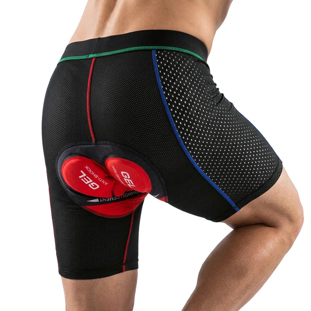 RideComfort | Sous-Short de Cyclisme Rembourré Gel Respirant Unisexe