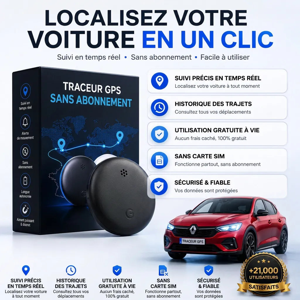 Traceur GPS Voiture Novatech Sans Abonnement