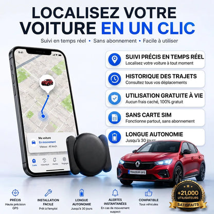 Traceur GPS Voiture Novatech Sans Abonnement