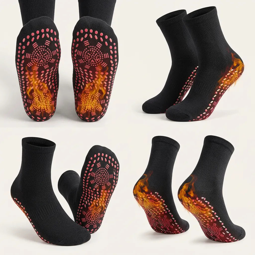 Chaussettes Chauffantes Cozyfeet | Chaussettes thermiques confort à picots massants, homme et femme