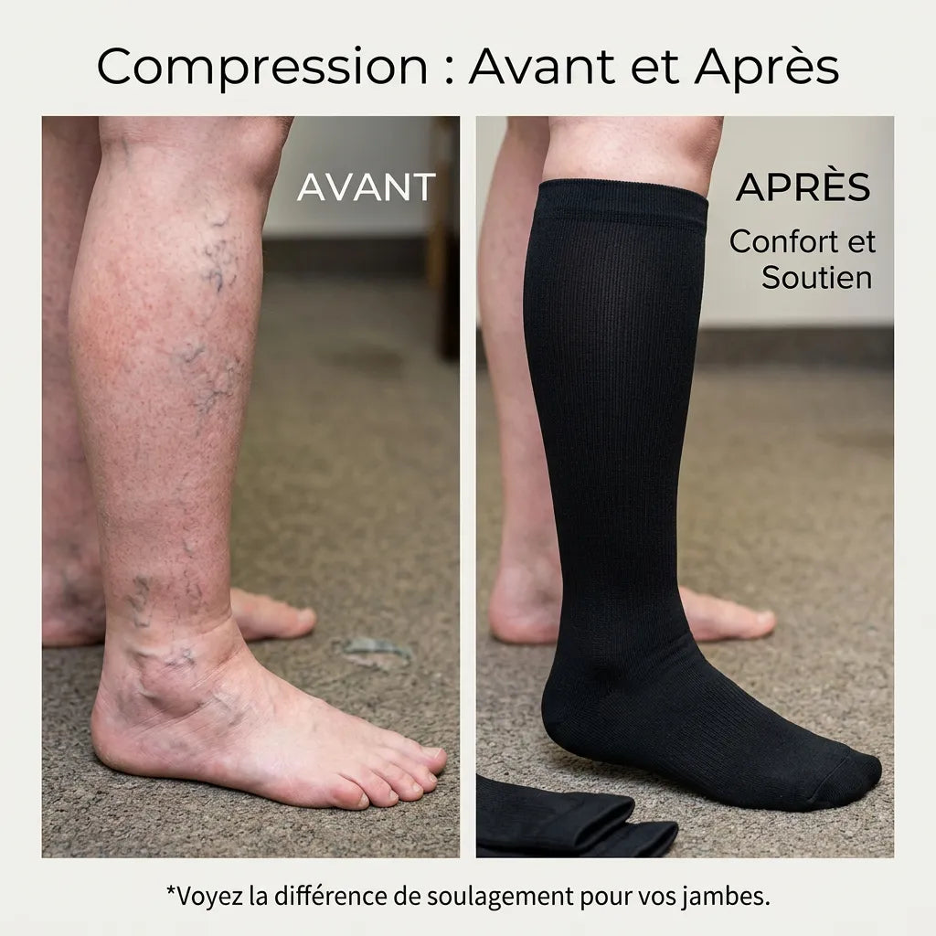 Chaussettes de Contention Sport | Bas de contention pour Homme et Femme