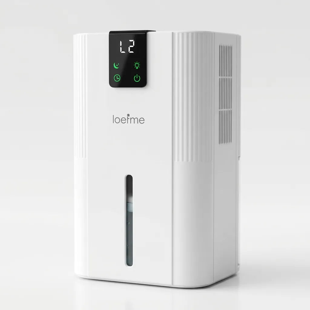 Déshumidificateur d'Air LOEFME | 750 ML/jour, réservoir 2,8 L, écran LED