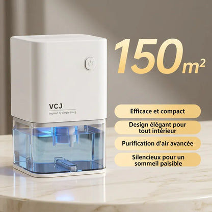 Déshumidificateur Électrique Sécaria | Absorbeur d'humidité silencieux pour chambre, bureau et maison