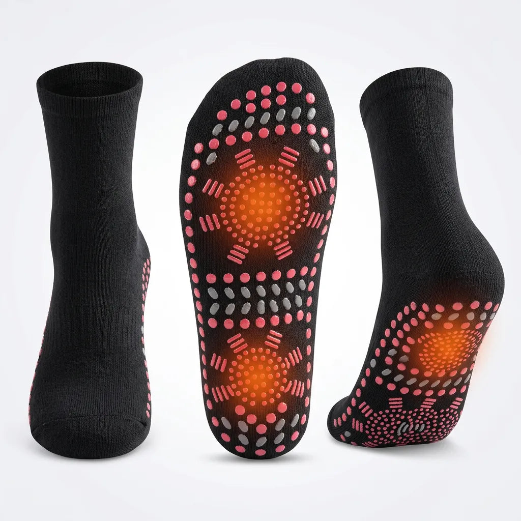 Chaussettes Chauffantes Cozyfeet | Chaussettes thermiques confort à picots massants, homme et femme