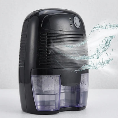 Déshumidificateur Électrique Sécaria | Absorbeur d'humidité compact, réservoir 500 ML, arrêt automatique