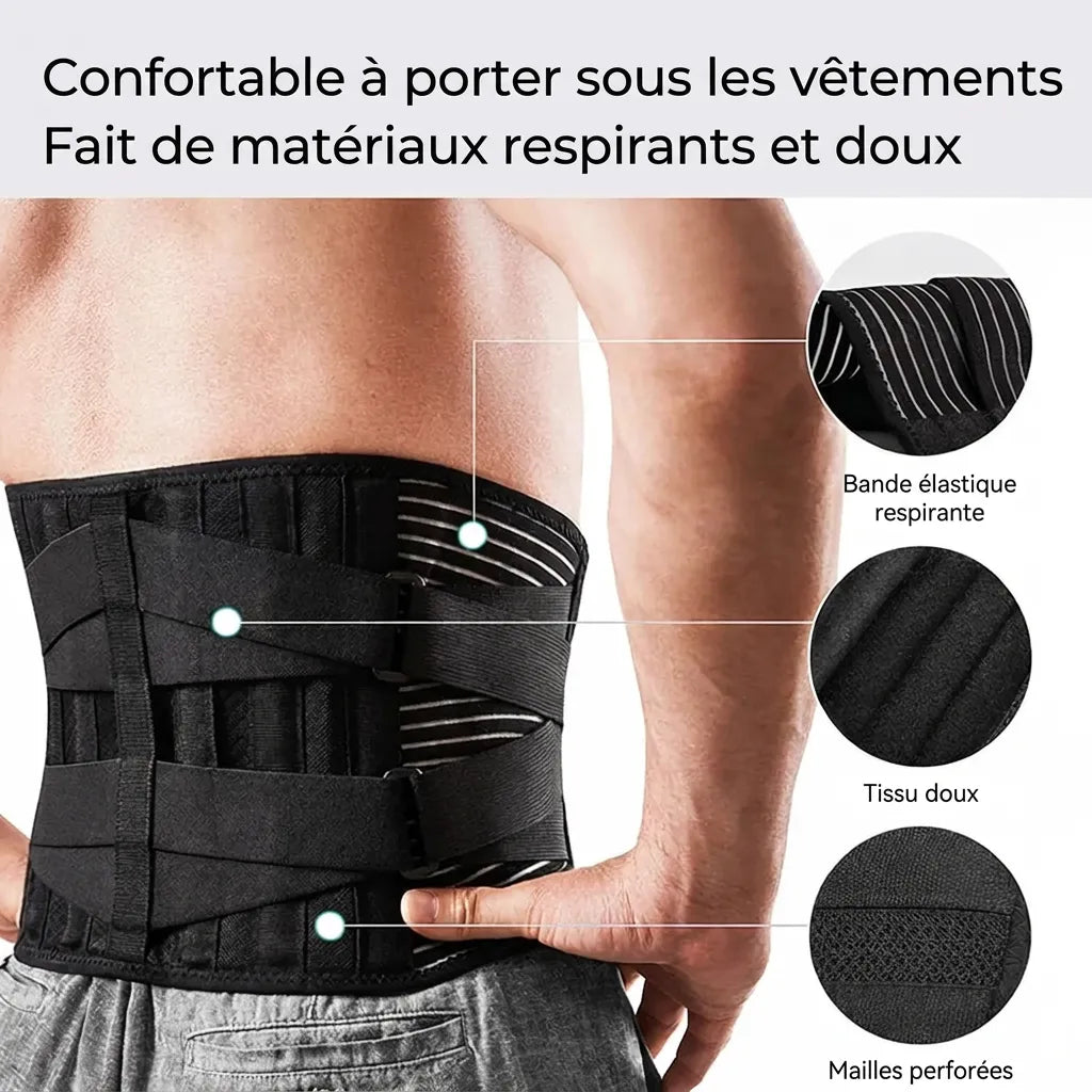 Ceinture Lombaire OrthoFlexa | Ceinture de maintien du dos à stabilisation 360°