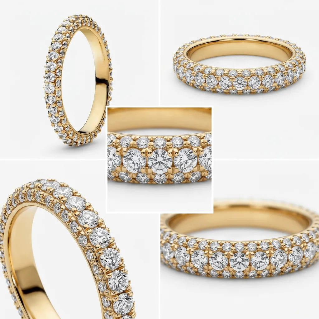 Bague Couronne | Bague pour femme en argent 925, breloque couronne, plusieurs coloris