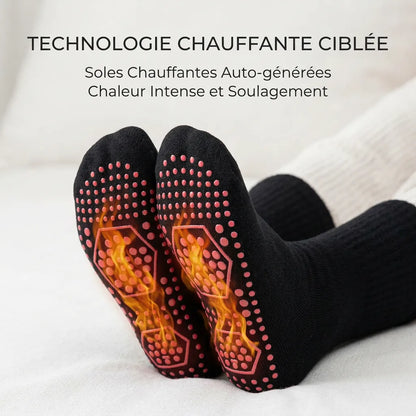 Chaussettes Chauffantes Cozyfeet | Chaussettes thermiques confort à picots massants, homme et femme