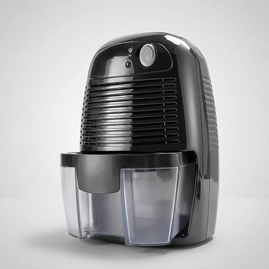Déshumidificateur Électrique Sécaria | Absorbeur d'humidité compact, réservoir 500 ML, arrêt automatique