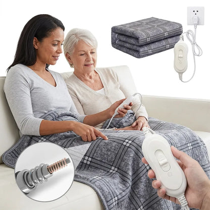 Couverture Chauffante Cocoona  | Chauffe-lit électrique double à thermostat automatique, 220 V
