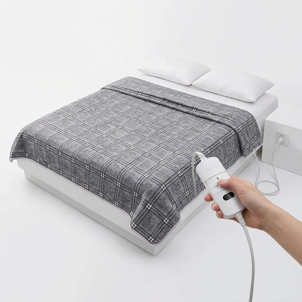 Couverture Chauffante Cocoona  | Chauffe-lit électrique double à thermostat automatique, 220 V