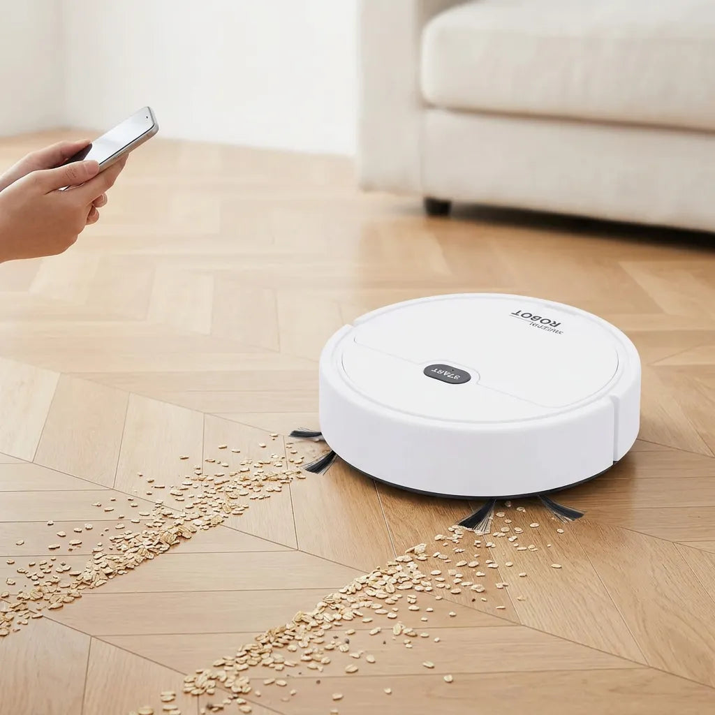 Robot Aspirateur Laveur Bymaocar Nettо | Aspirateur laveur 3-en-1 automatique rechargeable
