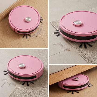 Mini Robot Aspirateur Laveur 3-en-1 | Aspirateur laveur compact automatique pour maison et voiture