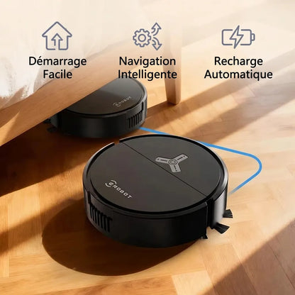 Robot Aspirateur Laveur 3-en-1 | Aspirateur laveur 4000 Pa à navigation intelligente