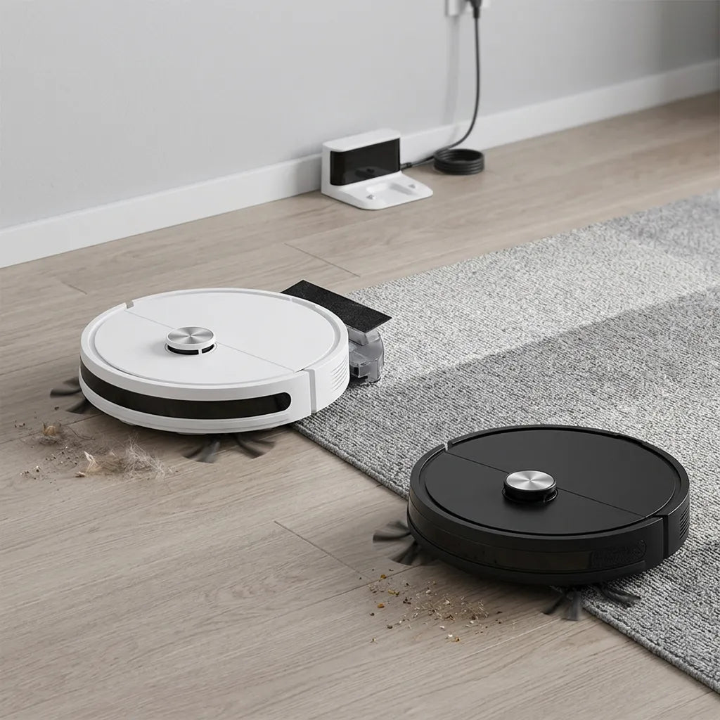 Mini Robot Aspirateur Laveur 3-en-1 | Aspirateur laveur compact automatique pour maison et voiture