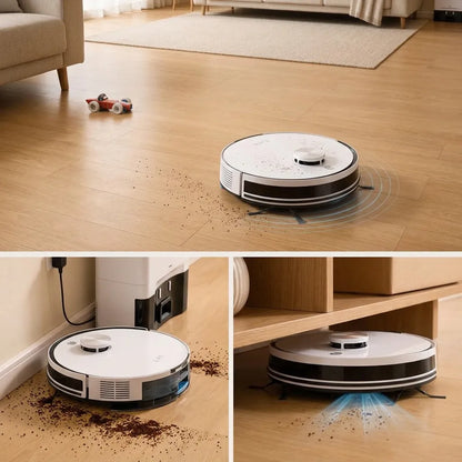 Robot Aspirateur | Aspirateur laveur 5000 Pa à navigation et contrôle par application