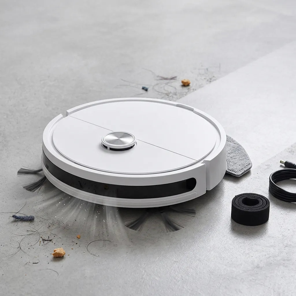 Mini Robot Aspirateur Laveur 3-en-1 | Aspirateur laveur compact automatique pour maison et voiture