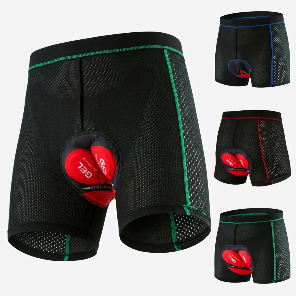 RideComfort | Sous-Short de Cyclisme Rembourré Gel Respirant Unisexe
