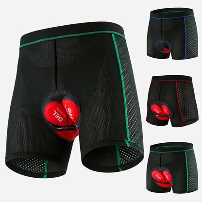 RideComfort | Sous-Short de Cyclisme Rembourré Gel Respirant Unisexe