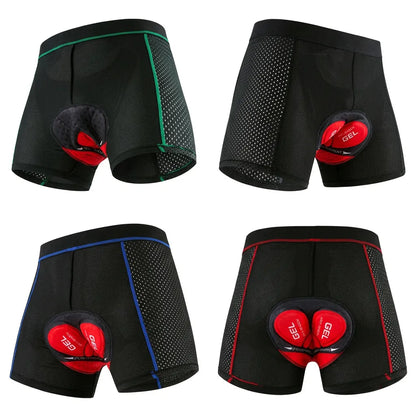 RideComfort | Sous-Short de Cyclisme Rembourré Gel Respirant Unisexe