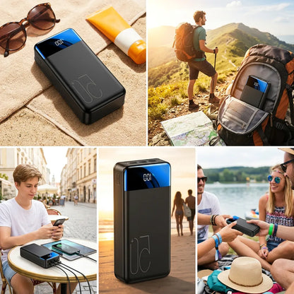 TitanCharge™ | Power Bank Haute Capacité 100 000 mAh avec Charge Rapide