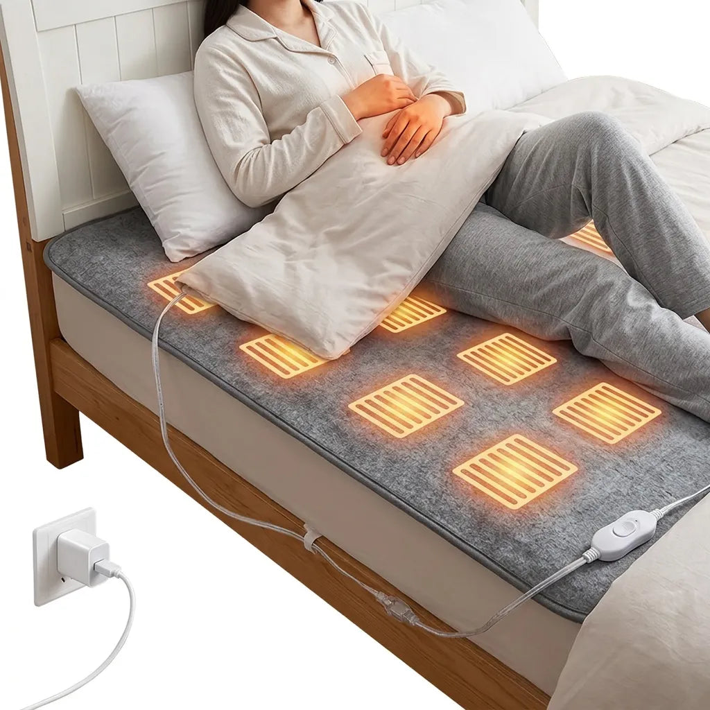Couverture Chauffante Cocoona USB | Plaid chauffant portable 5V à thermostat 3 niveaux