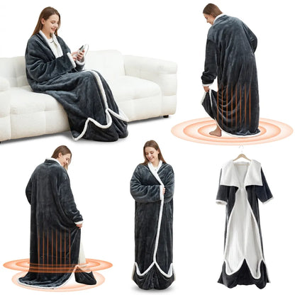 Couverture Chauffante Cocoona | Plaid chauffant à porter, température constante et arrêt automatique, 127 × 177 cm