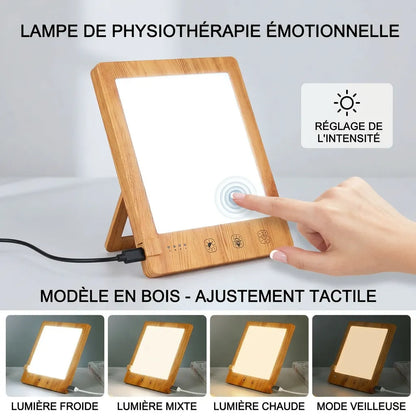 Lampe de Luminothérapie Soléa | Lampe LED 10 000 lux, 3 couleurs de lumière et luminosité réglable