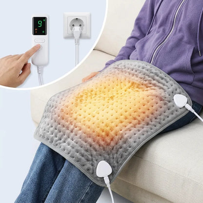 Coussin Chauffant Cocoona | Coussin électrique doux 9 niveaux avec minuterie, 30 × 59 cm