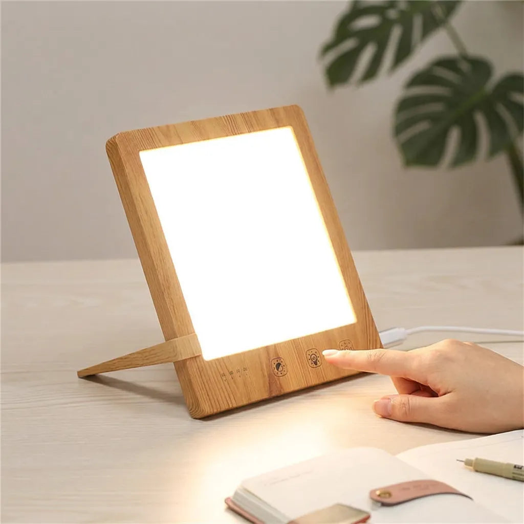 Lampe de Luminothérapie Soléa | Lampe LED 10 000 lux, 3 couleurs de lumière et luminosité réglable