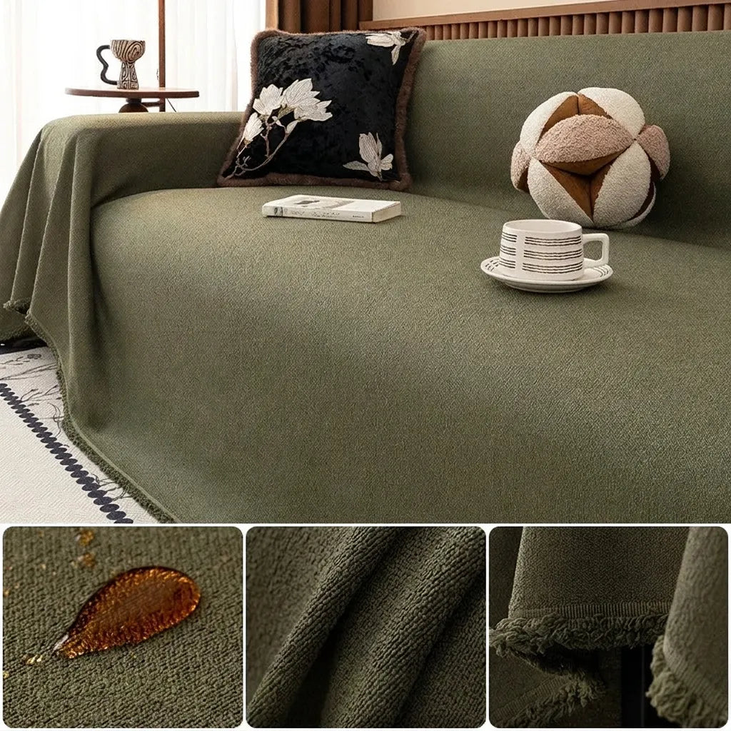 Housse de Canapé Velora | Housse extensible antidérapante pour canapé d'angle et droit