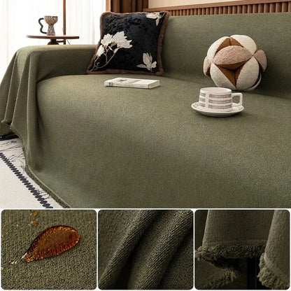 Housse de Canapé Velora | Housse extensible antidérapante pour canapé d'angle et droit