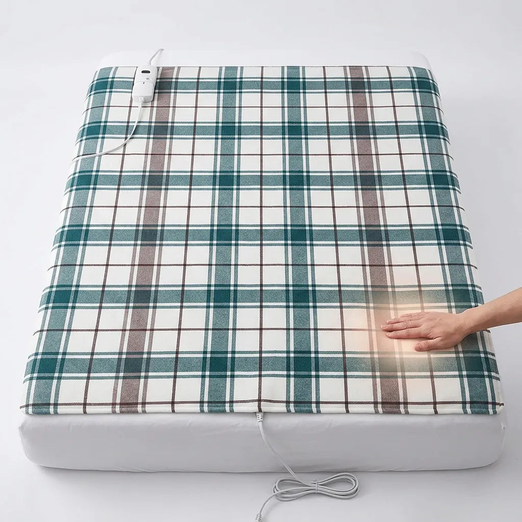 Couverture Chauffante Cocoona | Plaid chauffant de lit épais en peluche à thermostat automatique, 220 V