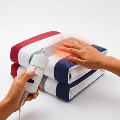 Couverture Chauffante Cocoona | Plaid chauffant de lit épais en peluche à thermostat automatique, 220 V