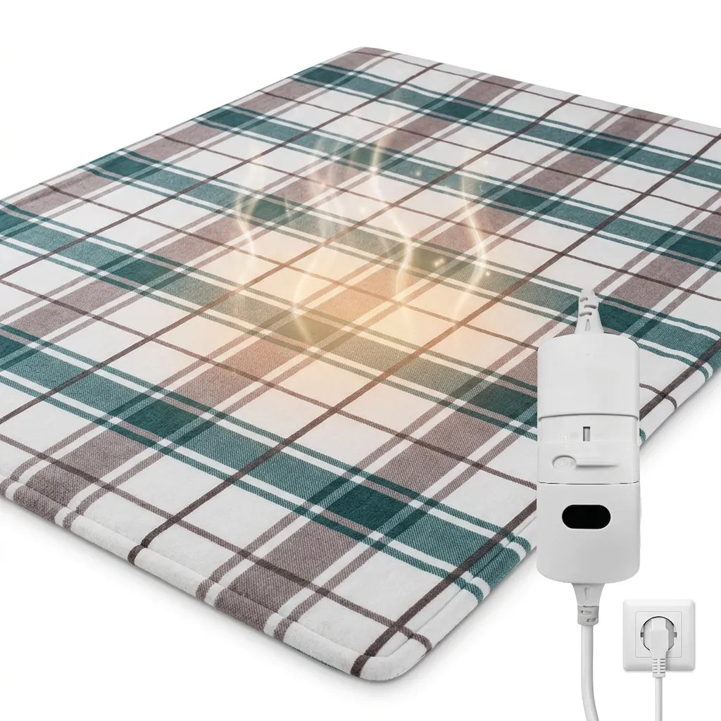 Couverture Chauffante Cocoona | Plaid chauffant de lit épais en peluche à thermostat automatique, 220 V