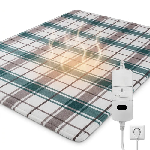 Couverture Chauffante Cocoona | Plaid chauffant de lit épais en peluche à thermostat automatique, 220 V