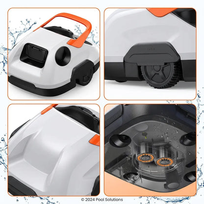 Robot Piscine Sans Fil AquaBot | Aspirateur pour piscine autonome