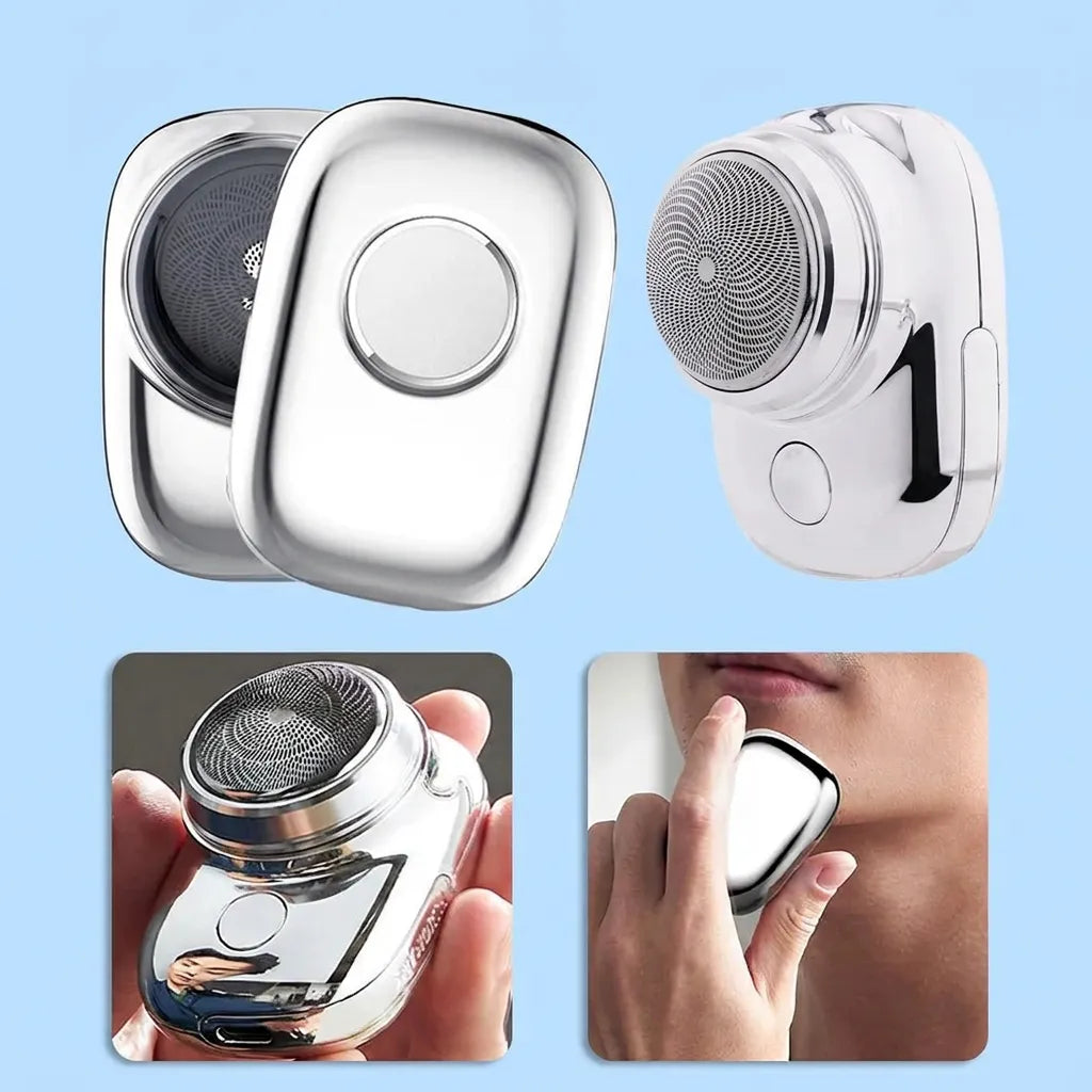PocketShave™ | Mini Rasoir Électrique Portable Rechargeable USB