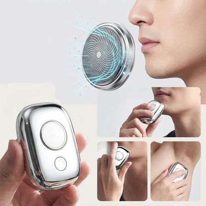 PocketShave™ | Mini Rasoir Électrique Portable Rechargeable USB