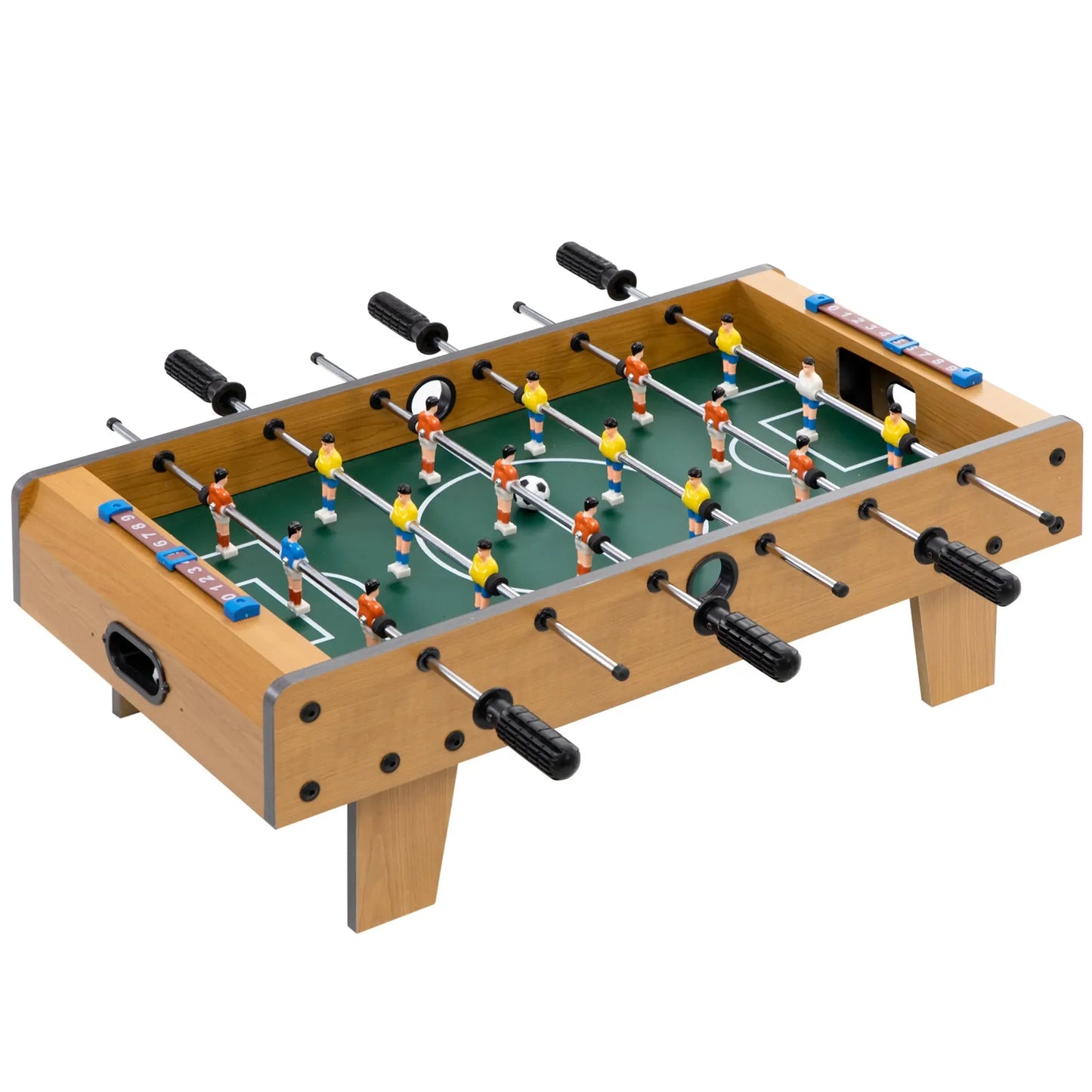 Table de Baby-Foot HOMCOM | Baby-foot de table compact 69 cm pour enfants dès 6 ans