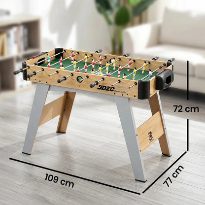 Table de Baby-Foot SPORTNOW | Baby-foot compact 109 cm à marqueurs manuels et barres inox