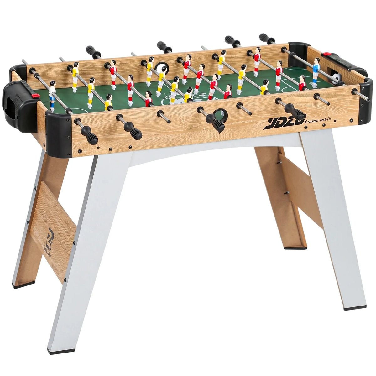 Table de Baby-Foot SPORTNOW | Baby-foot compact 109 cm à marqueurs manuels et barres inox