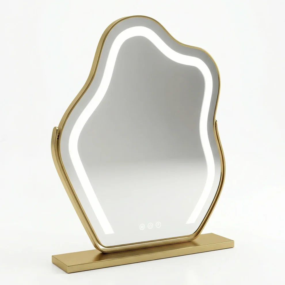 Luvia™ Élégance | Miroir LED Coiffeuse - miroir à maquillage coiffeuse