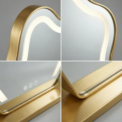 Luvia™ Élégance | Miroir LED Coiffeuse - miroir à maquillage coiffeuse
