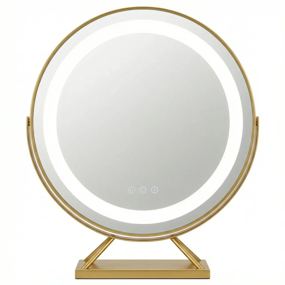 Lumina Miroir led Coiffeuse | Élégant & Sans Fil - miroir à maquillage