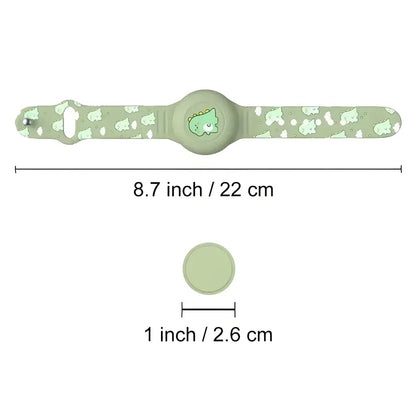 KidTrack | Bracelet Traceur GPS Enfant Compatible AirTag Sans Abonnement