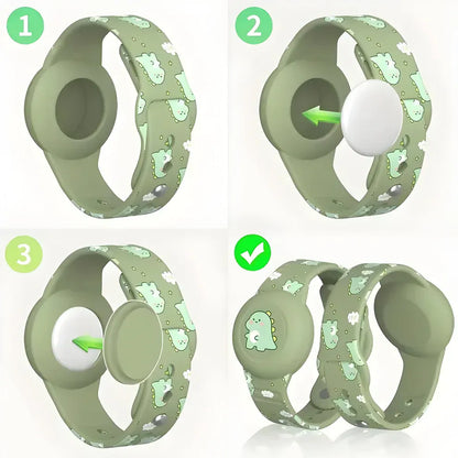 KidTrack | Bracelet Traceur GPS Enfant Compatible AirTag Sans Abonnement