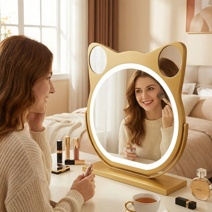 LUVORA™ Élégance | Miroir Maquillage LED et coiffeuse tactile