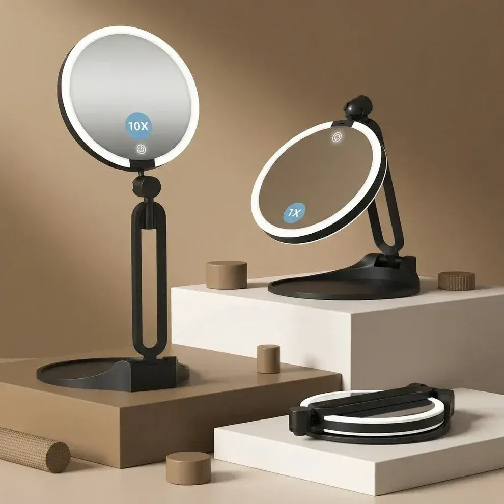 LUMIPRO™ Élégance | Miroir Maquillage LED et coiffeuse